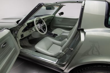 Grey Chevrolet Corvette for rent in Dubai 3