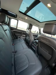 Grey Range Rover Defender for rent in Dubai 5