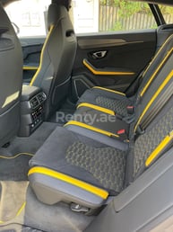 Grey Lamborghini Urus Capsule for rent in Sharjah 3