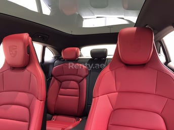 Grey Porsche Taycan for rent in Dubai 7