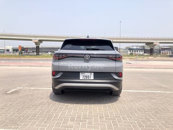 Grey Volkswagen ID.4 for rent in Dubai 4