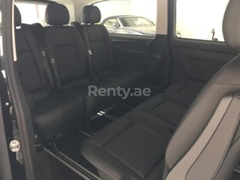 Black Mercedes VITO for rent in Dubai 3