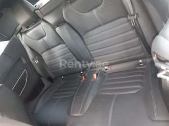 Orange Range Rover Evoque for rent in Abu-Dhabi 4