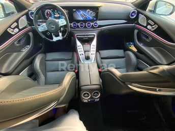 Silver Grey Mercedes AMG GT63s for rent in Sharjah 1