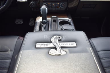 Silver Ford F150 Shelby for rent in Dubai 5