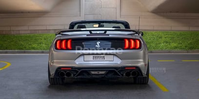 Silver Ford Mustang for rent in Abu-Dhabi 3