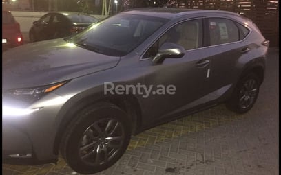 Silber Lexus NX Series zur Miete in Sharjah