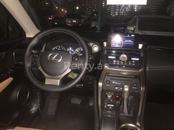 Silber LEXUS  NX 200 zur Miete in Abu-Dhabi 6