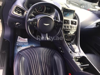White Aston Martin DB11 for rent in Dubai 14