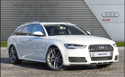 Blanco Audi A6 en alquiler en Dubai