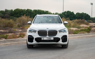 Blanc BMW X5 en location à Sharjah 0