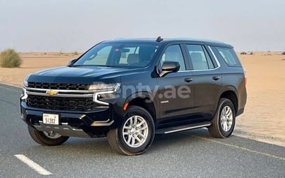 Black Chevrolet Tahoe for rent in Abu-Dhabi