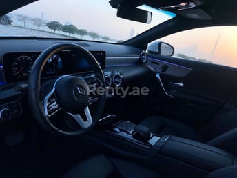 White Mercedes A Class for rent in Abu-Dhabi 3