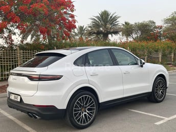 White Porsche Cayenne for rent in Sharjah 4