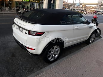 White Range Rover Evoque for rent in Abu-Dhabi 5