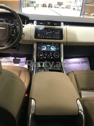 White Range Rover Sport for rent in Sharjah 5