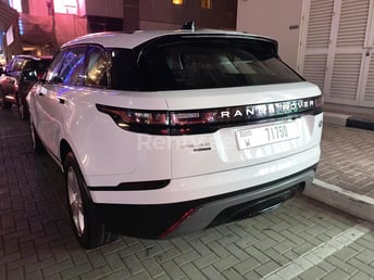 White Range Rover Velar for rent in Sharjah 2