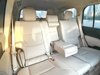 White Toyota Land Cruiser for rent in Dubai 3