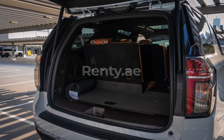 Beige Chevrolet Tahoe for rent in Abu-Dhabi 6