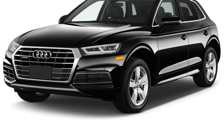 Black Audi Q5 for rent in Abu-Dhabi