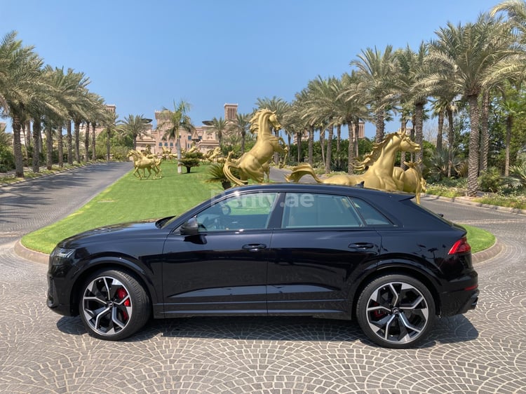 Black RSQ8 for rent in Dubai 3