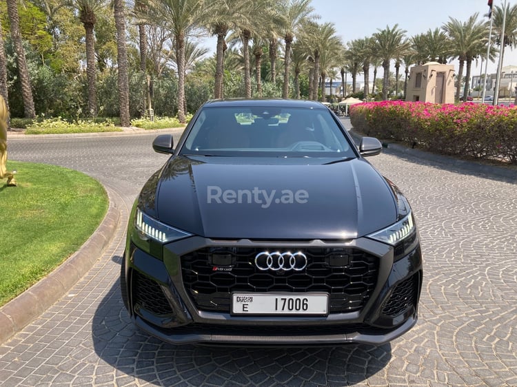 Black RSQ8 for rent in Sharjah 5