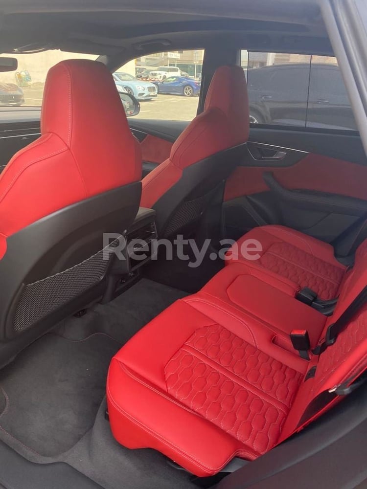 Black RSQ8 for rent in Dubai 3