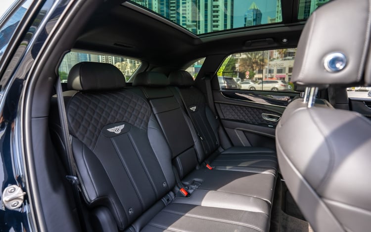 Black Bentley Bentayga for rent in Sharjah 6