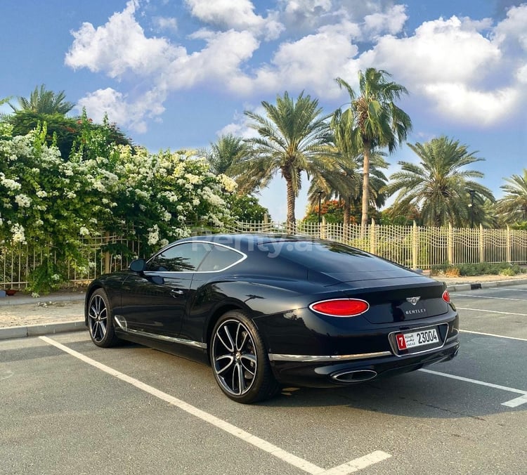 Black Bentley Continental GT for rent in Abu-Dhabi 0