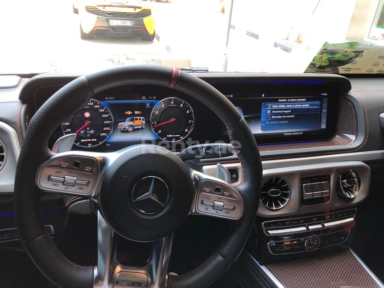 Black Mercedes G63 AMG for rent in Sharjah 4