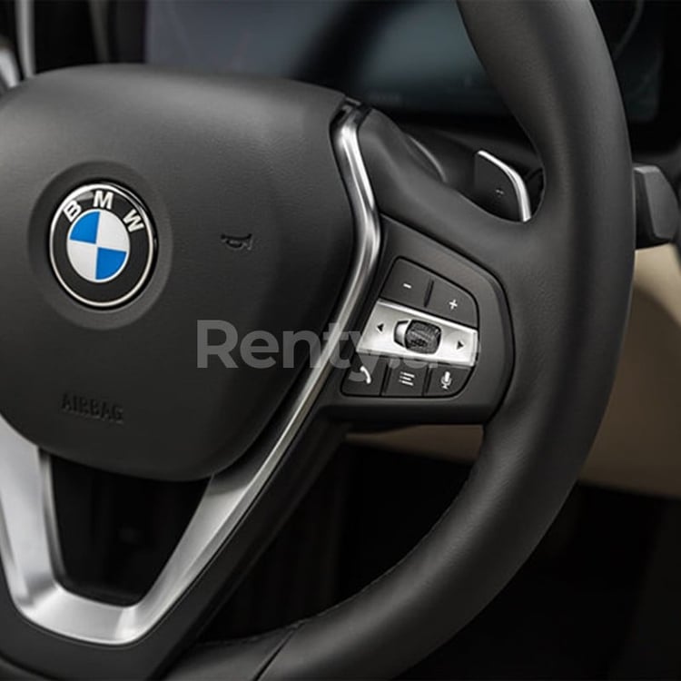 أسود BMW 3 Series للإيجار في دبي 4