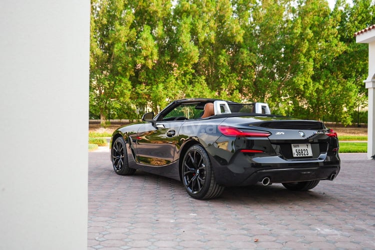 Black BMW Z4 for rent in Dubai 5