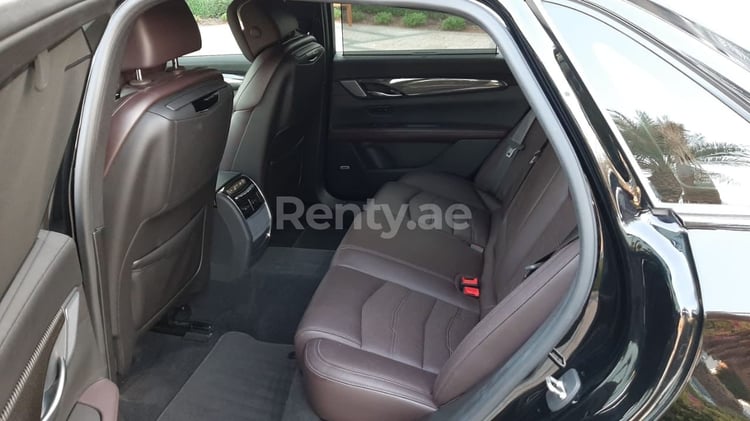 Black Cadillac CT6 for rent in Sharjah 5