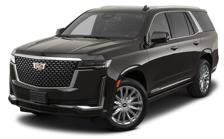 أسود Cadillac Escalade للإيجار في دبي