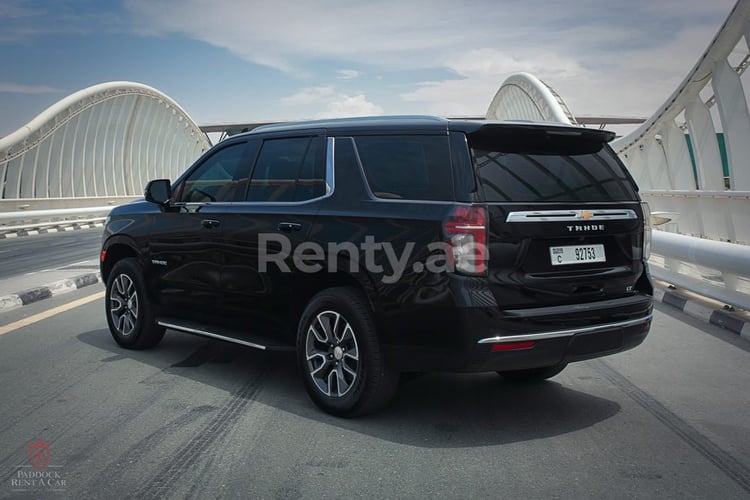 Black Chevrolet Tahoe for rent in Dubai 0