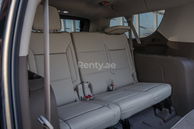 Black GMC Denali XL ,Top-of-the-line for rent in Dubai 4