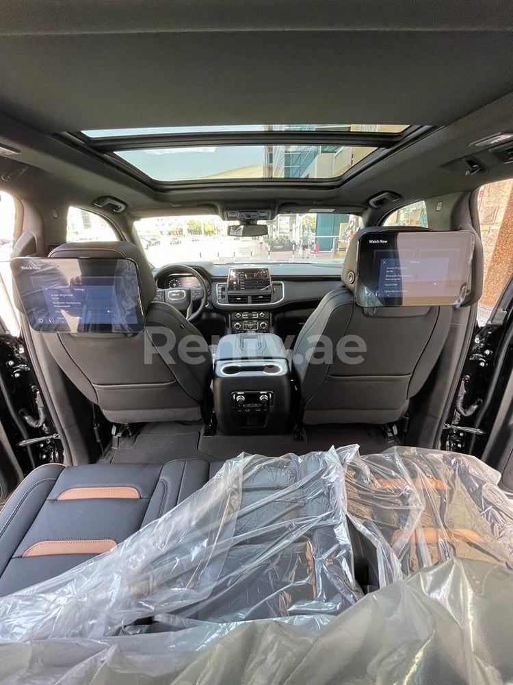 Black GMC Yukon AT4 for rent in Sharjah 3