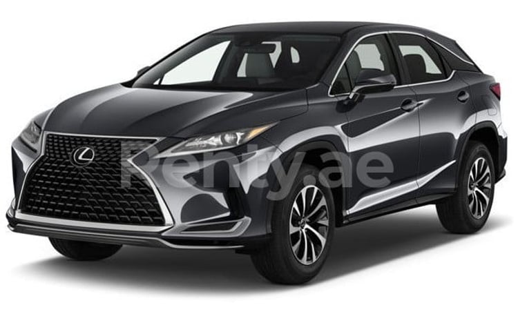 أسود Lexus RX 350 للإيجار في الشارقة