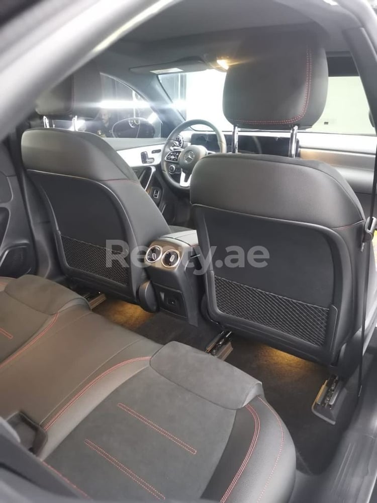 Black Mercedes A Class 220 AMG for rent in Abu-Dhabi 4