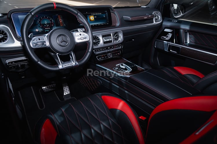 أسود Mercedes-Benz G 63 Edition One للإيجار في أبو ظبي 1