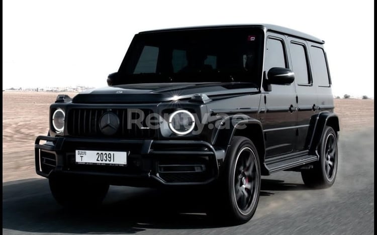 أسود Mercedes G63 AMG Black Edition للإيجار في دبي