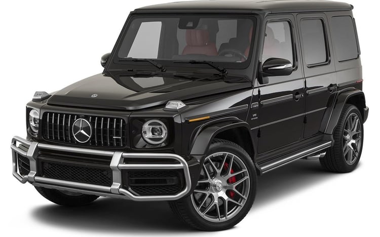 Black Mercedes G63 AMG for rent in Dubai