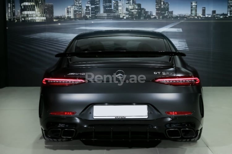 Black Mercedes GT 63s for rent in Sharjah 2