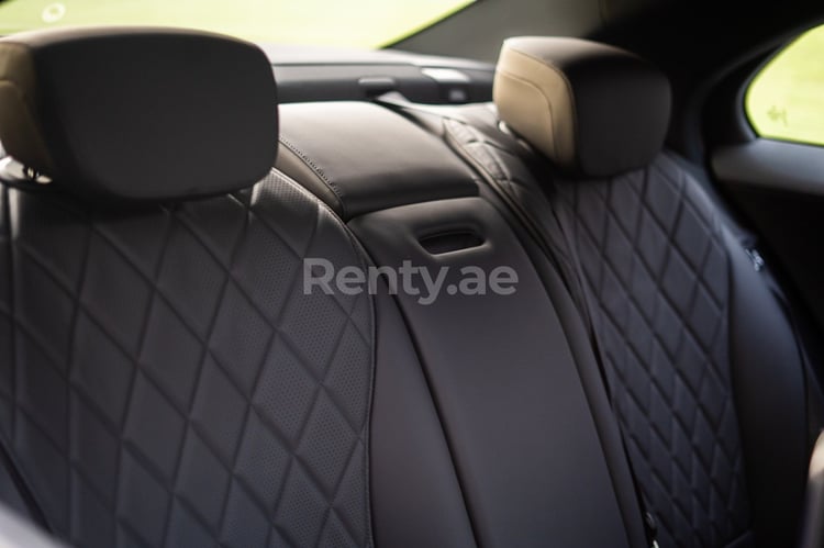 Black Mercedes S500 Class for rent in Sharjah 3