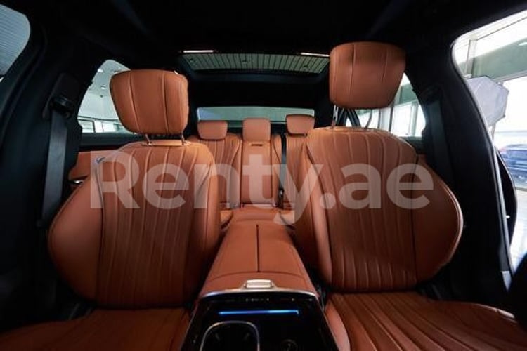 Black Mercedes S Class for rent in Sharjah 2