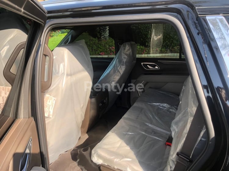 Black New Chevrolet Tahoe for rent in Abu-Dhabi 3