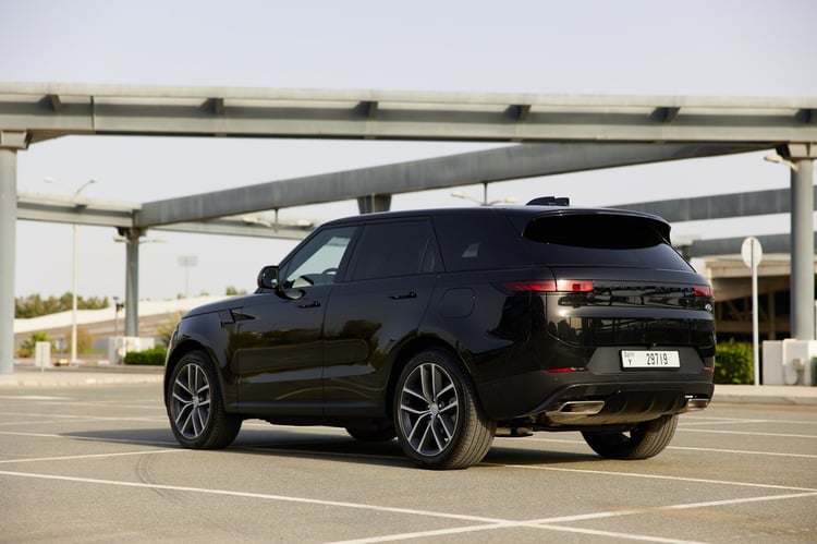 Black Range Rover Sport for rent in Abu-Dhabi 2