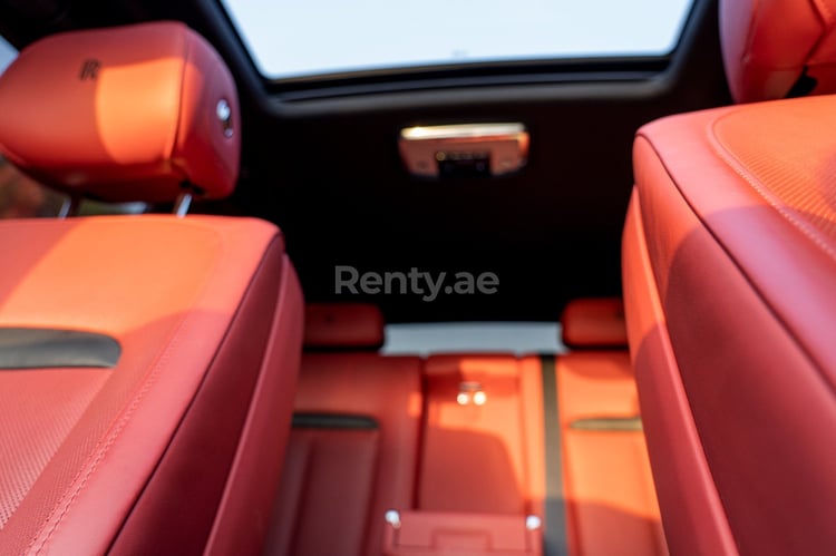 Black Rolls Royce Cullinan for rent in Sharjah 3