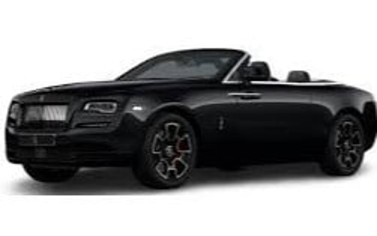 أسود Rolls Royce Dawn للإيجار في الشارقة