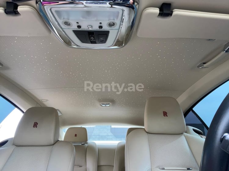 Black Rolls Royce Wraith for rent in Dubai 6